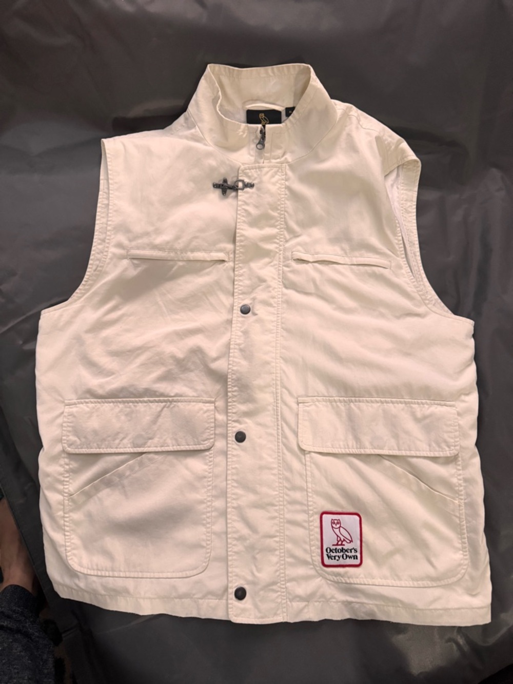 OVO Familia Patch Nautical Vest in Cream from Spring /Summer 2022 Collection